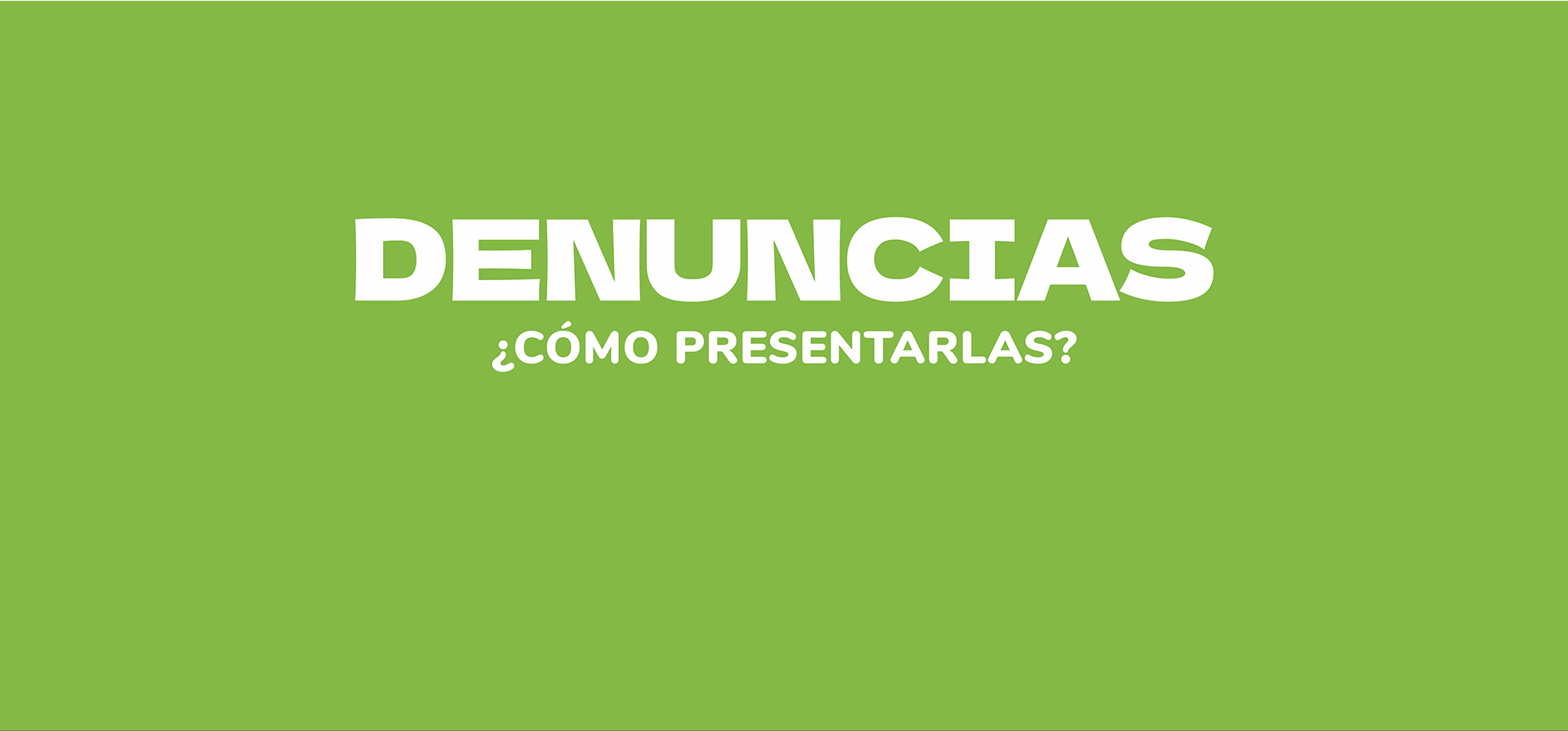 Denuncias