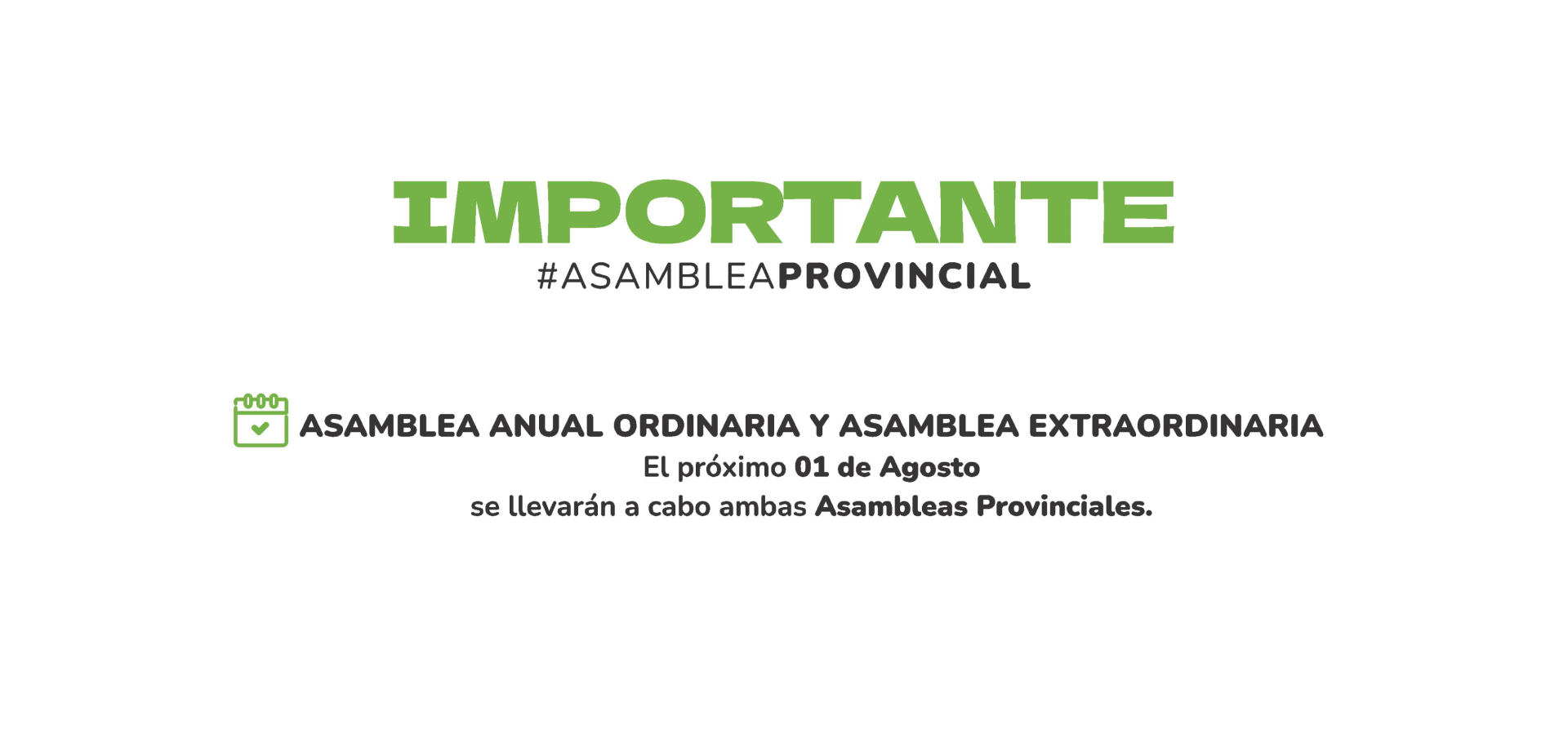 Asamblea Provincial 2026
