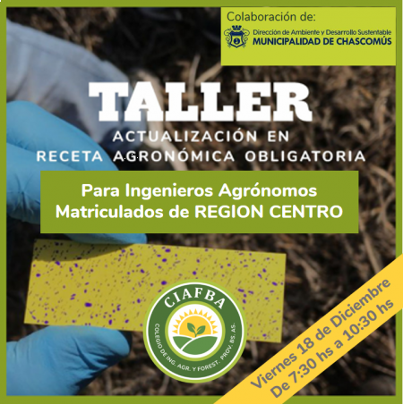 TALLER de Actualización en Receta Agronómica Obligatoria